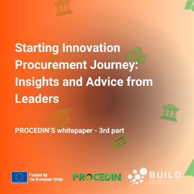 Starting Innovation Procurement Journey: Insights and Advice from Leaders