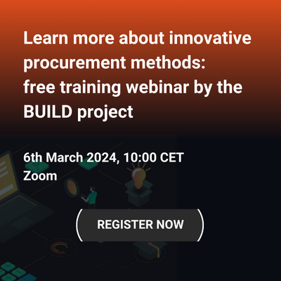 Free training on innovative procurement methods by BUILD