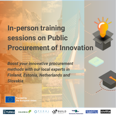 In-Person Training Sessions on Innovative Procurement Methods (PPI)